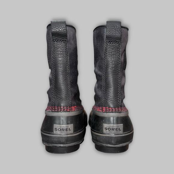 Sorel Premium T Waterproof Black & Red Men’s Winter Boots - Size 9 main image 4